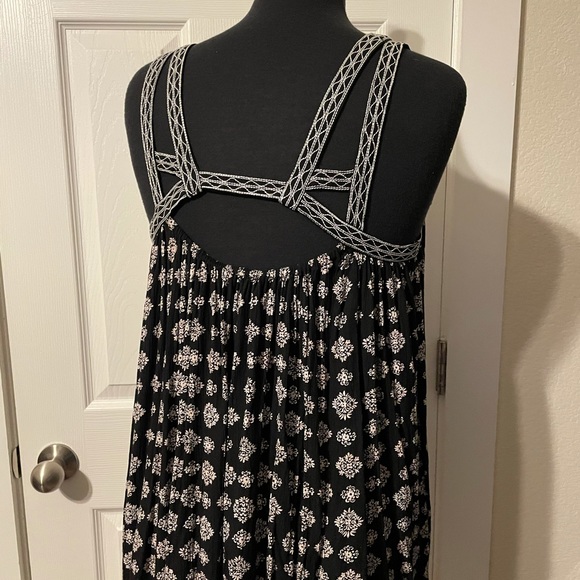American Eagle b&w boho tank size mini dress sz M - Picture 6 of 12